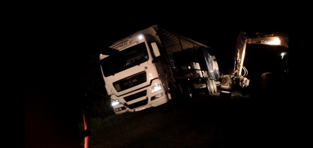 Camion Man etranger qui a suivi le gps !!!